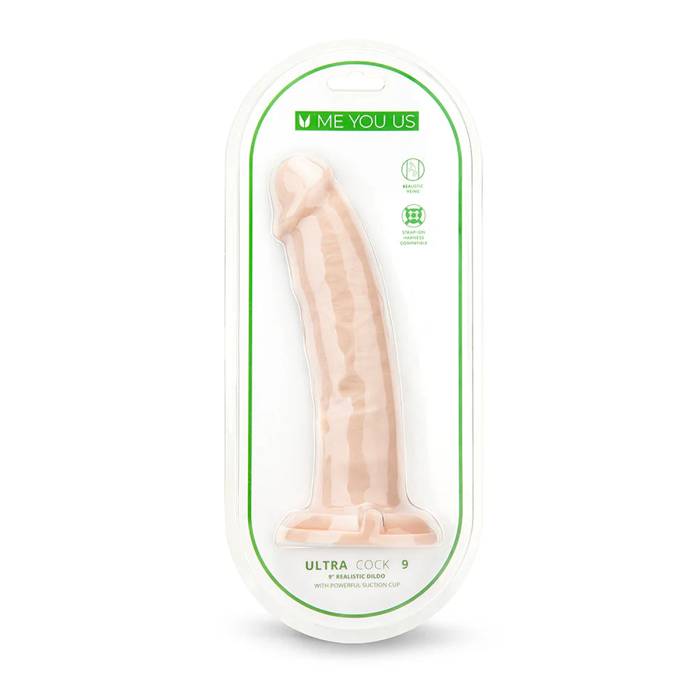Me You Us Ultra Cock 9 in. Realistic Dildo Vanilla by Simply Pleasure Ltd