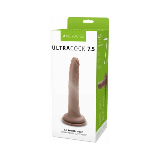 Me You Us Ultra Cock 7.5 in. Realistic Dildo Caramel by Simply Pleasure Ltd