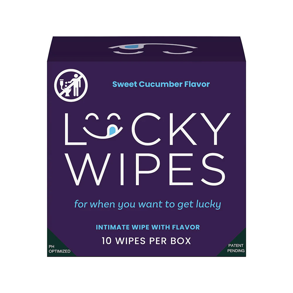Sweetums Lucky Wipes Cucumber Flavor 10-Pack by Sweetums Inc