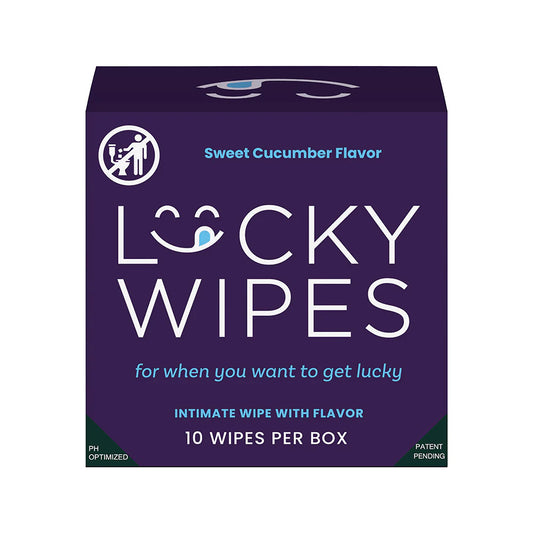 Sweetums Lucky Wipes Cucumber Flavor 10-Pack by Sweetums Inc