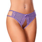 Magic Silk Sweetums Crotchless Low Rise Panty Grape L/XL by Magic Silk