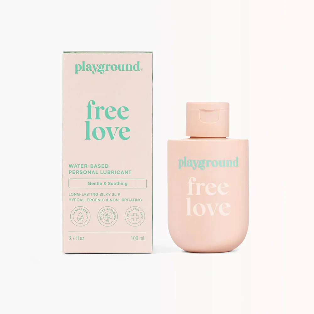 Playground Free Love Extra-Gentle Water-Based Personal Lubricant 3.7 oz. by HelloPlayground/Playground For All, Inc.