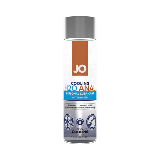 JO H2O Anal Cooling Water-Based Lubricant 4 oz. by System Jo