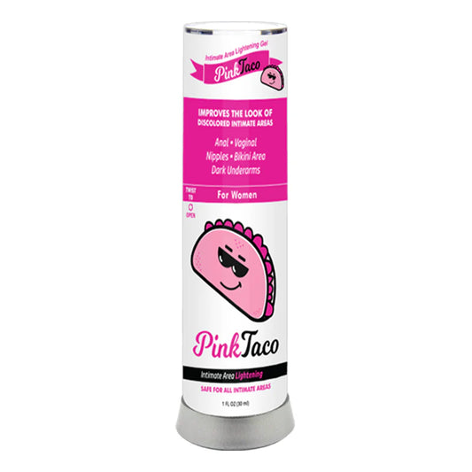Pink Taco Intimate Area Lightening Gel 1oz bottle by Body Action