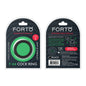 Forto F-64 Wide Liquid Silicone Cockring Small Black by Vvole