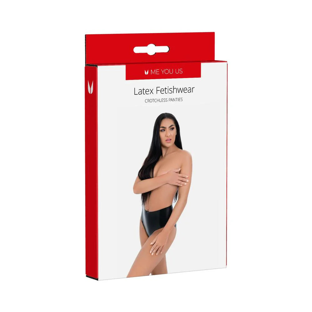 Me You Us Latex Crotchless Panties Small by Simply Pleasure Ltd