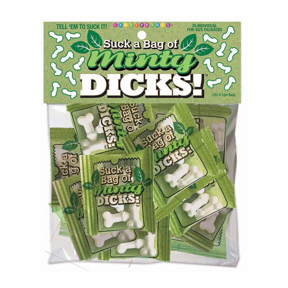 Suck a Bag of Minty Dicks 25-Piece Bag by Little Genie Productions