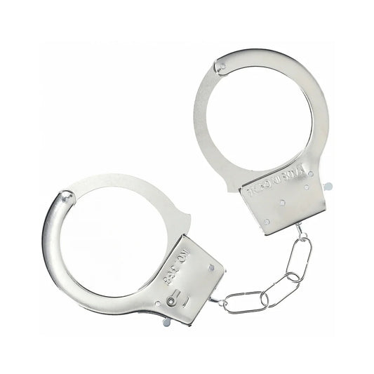 Ouch! Classic Metal Handcuffs Silver by Shots America LLC