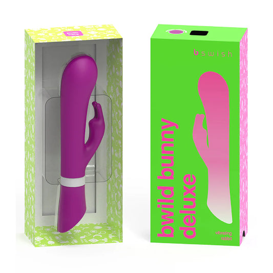 B Swish Bwild Deluxe Bunny Vibrator Raspberry by BONNER TRADING USA Inc.
