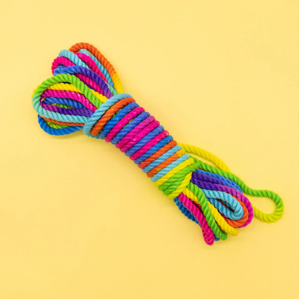 Emojibator Unicorn Rainbow Bondage Rope 26.25 ft. by Dame Products