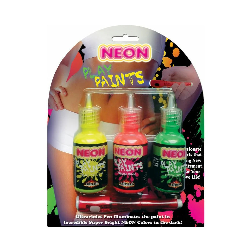 Neon Body Paints 3pk Card by Hott Products Unlimited