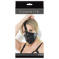 Darque Fetish Mask Black OS by Coquette
