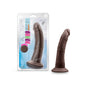 Au Naturel Jack 7 in. Posable Dual Density Dildo Brown by Blush