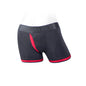 SpareParts Tomboii Nylon Boxer Briefs Harness Black/Red Size L by SpareParts Hardware