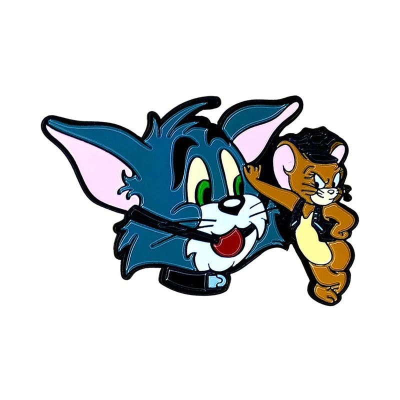 Geeky & Kinky Cat & Mouse Enamel Pin by Geeky & Kinky