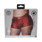 Ouch! Vibrating Strap-on Boxer Red XL/XXL by Shots America LLC