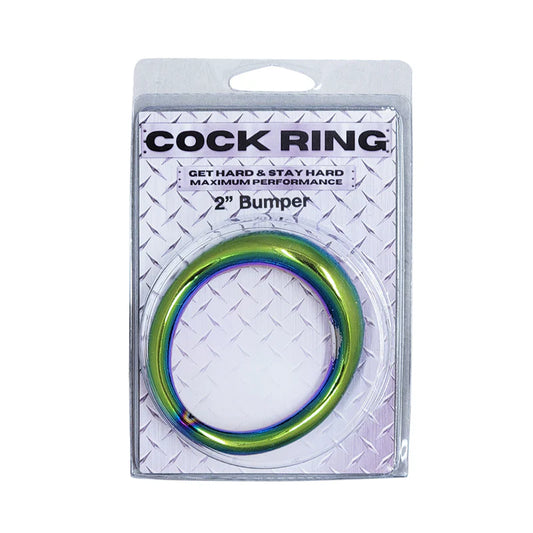 Ple'sur SS Rainbow Bumper Cockring 2in by S&G Entertainment Inc