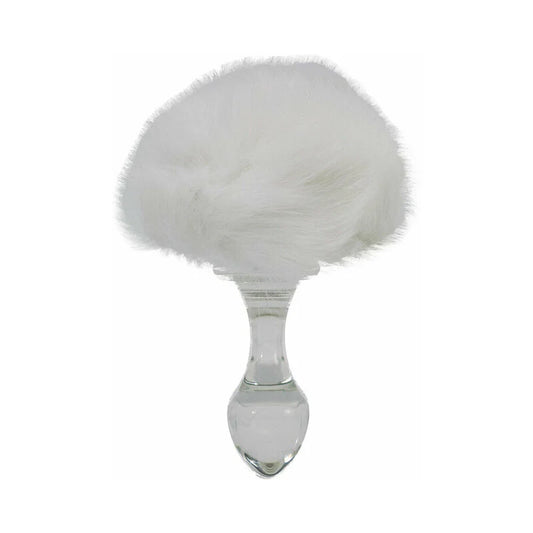 Crystal Delights Magnetic Bunny Tail Plug White by Crystal Delights LLC