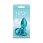 Rear Assets Plug Iridescent Teal/Teal M by New Sensations Novelties Inc.