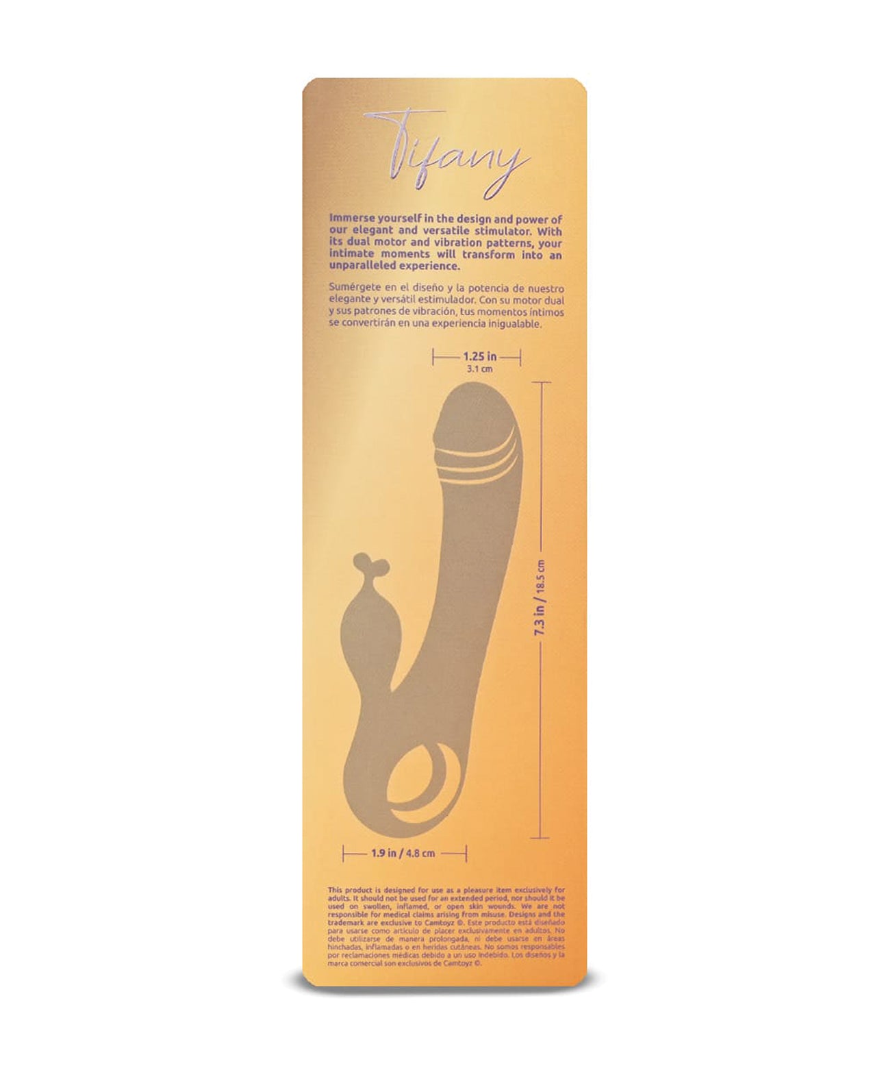 Camtoyz Tifany Double Vibrator by Sensata sa