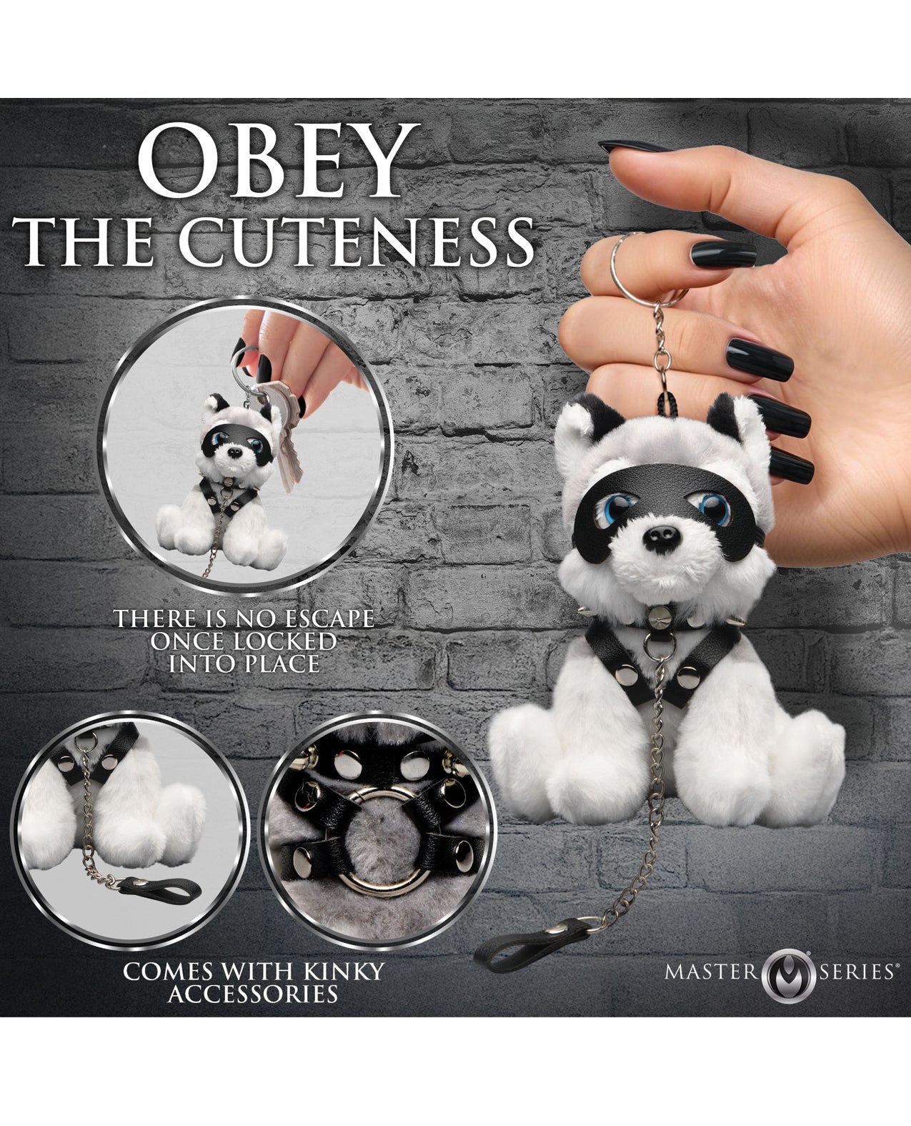 Max the Fetish Pup Keychain by Xr llc