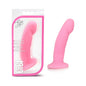 Luxe Cici 6.5 in. Curved Silicone Dildo Pink by Blush
