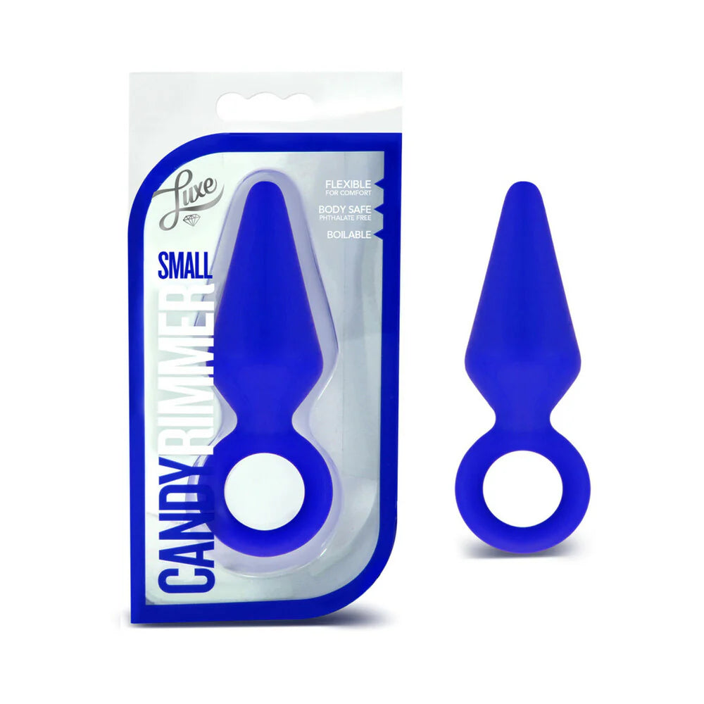 Luxe Candy Rimmer Small Silicone Anal Plug Blue by Blush