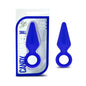 Luxe Candy Rimmer Small Silicone Anal Plug Blue by Blush