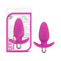 Luxe Little Thumper Vibrating Silicone Anal Plug Pink by Blush