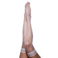 Kixies Brooke Leanne Polka Dot Thigh-High White Size B by Kixies Inc