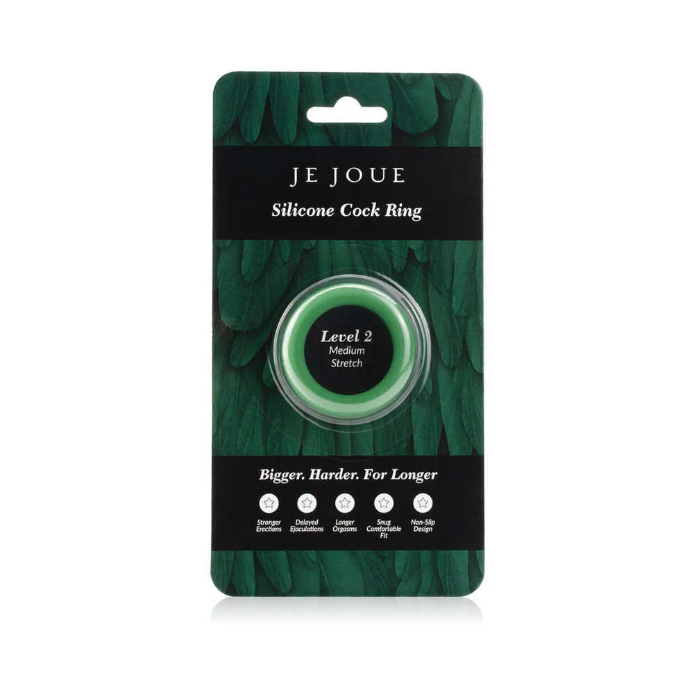 Je Joue Silicone Ring Medium Stretch Green by Je Joue