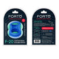 Forto F-20 Liquid Silicone Cockring & Ball Stretcher Large Blue by Vvole