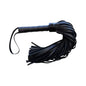 Rouge Long Leather Flogger Black with Black Accessories by Rouge Group LTD.
