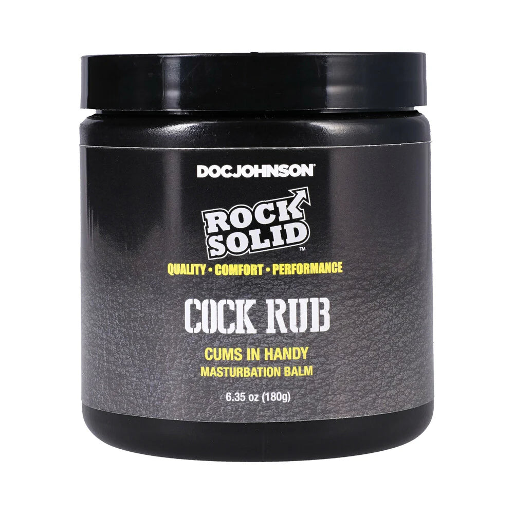 Rock Solid Cock Rub Cums In Handy Masturbation Balm 6.35 oz. by Doc Johnson