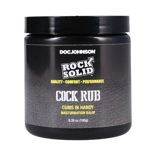 Rock Solid Cock Rub Cums In Handy Masturbation Balm 6.35 oz. by Doc Johnson