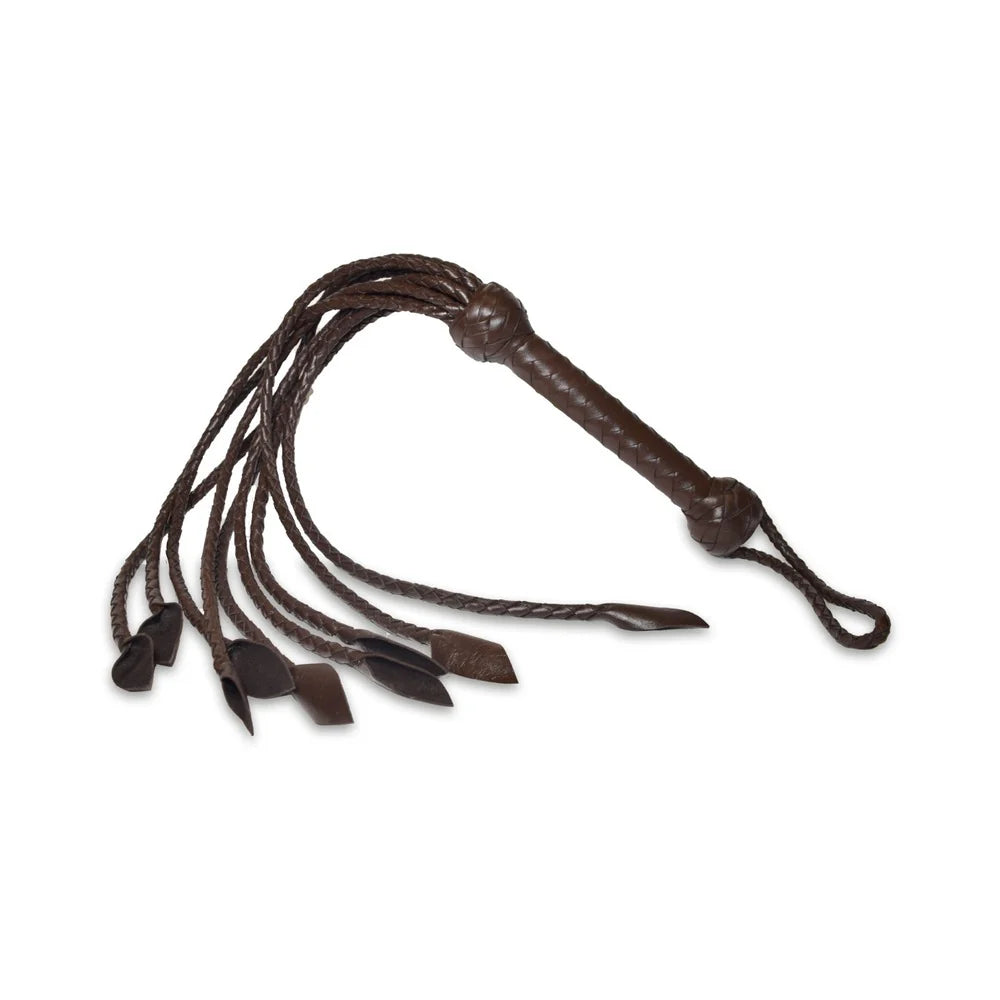 Prowler RED Leather Flogger Brown by Simply Pleasure Ltd