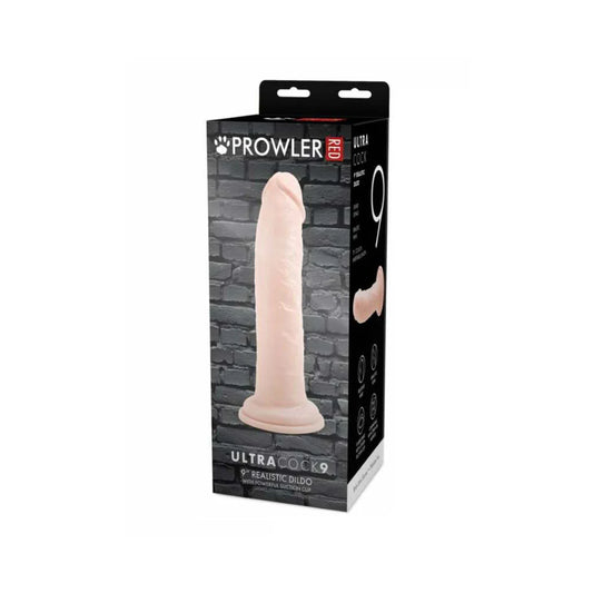 Prowler RED Ultra Cock 9 in. Realistic Dildo Vanilla by Simply Pleasure Ltd