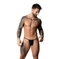 Male Power The Ultimate Duo CRR Pouch G-String & Red Cock Ring Black L/XL by Male Power