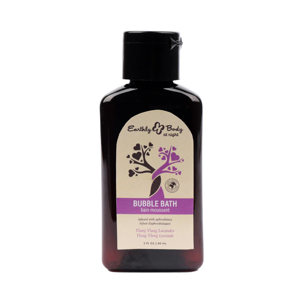 Earthly Body At Night Aphrodisiac Bubble Bath Ylang Ylang Lavender 2 oz. by Earthly Body
