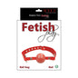 Rouge Fetish Play Vegan Ball Gag Red by Rouge Group LTD.