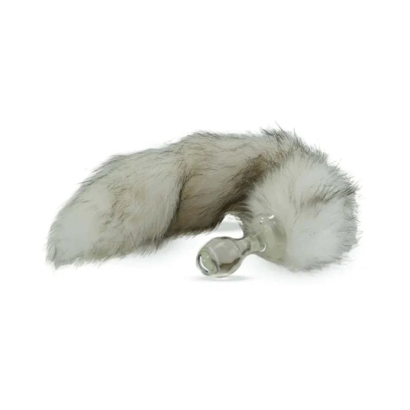 Crystal Delights Minx Faux Fur Tail Plug Husky by Crystal Delights LLC