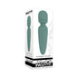 Evolved Rumble Wand Rechargeable Vibrating Mini Wand Silicone Green by Evolved