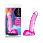 Naturally Yours Ding Dong Realistic 5.5 in. Dildo with Balls Pink by Blush