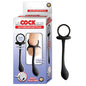 My Cockring Cockring With Weighed Buttplug Black by Nasstoys