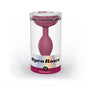 Love to Love Open Roses Silicone Anal Plug Plum Star M by Lovely Planet USA