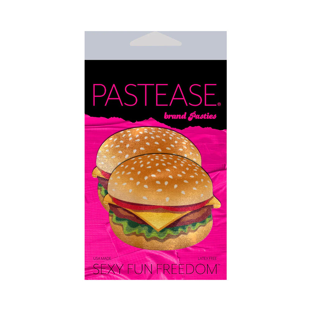 Pastease Burger: Delicious Cheeseburger Nipple Pasties by Pastease