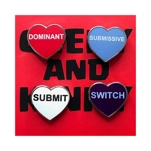 Geeky & Kinky Kinky Hearts Series 5 Enamel Pins by Geeky & Kinky