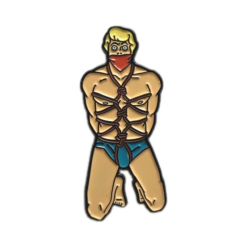 Geeky & Kinky The Blonde Guy Enamel Pin by Geeky & Kinky