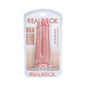 RealRock Two in One 7 in. / 8 in. Dildo Beige by Shots America LLC