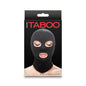 Hustler Taboo Eyes&Mouth Hood Black by New Sensations Novelties Inc.